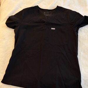 Figs Classic Black Short Sleeve Tee